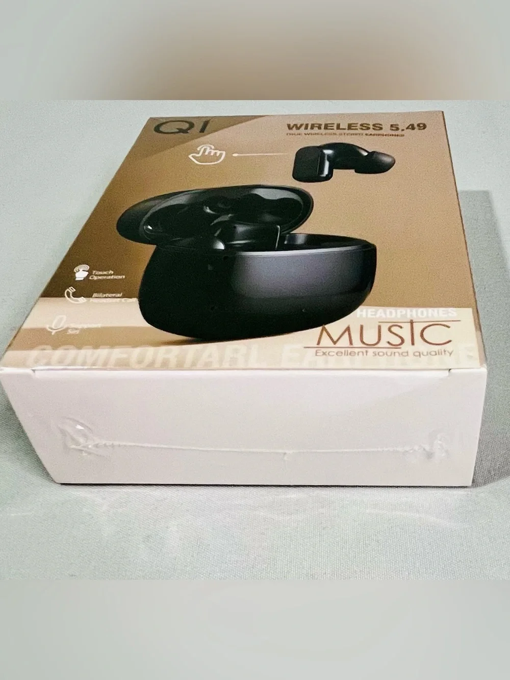 Wireless 5.49 True Wireless Earbuds - Black